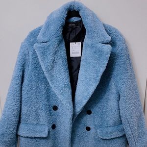 Zara Oversized Teddy Coat